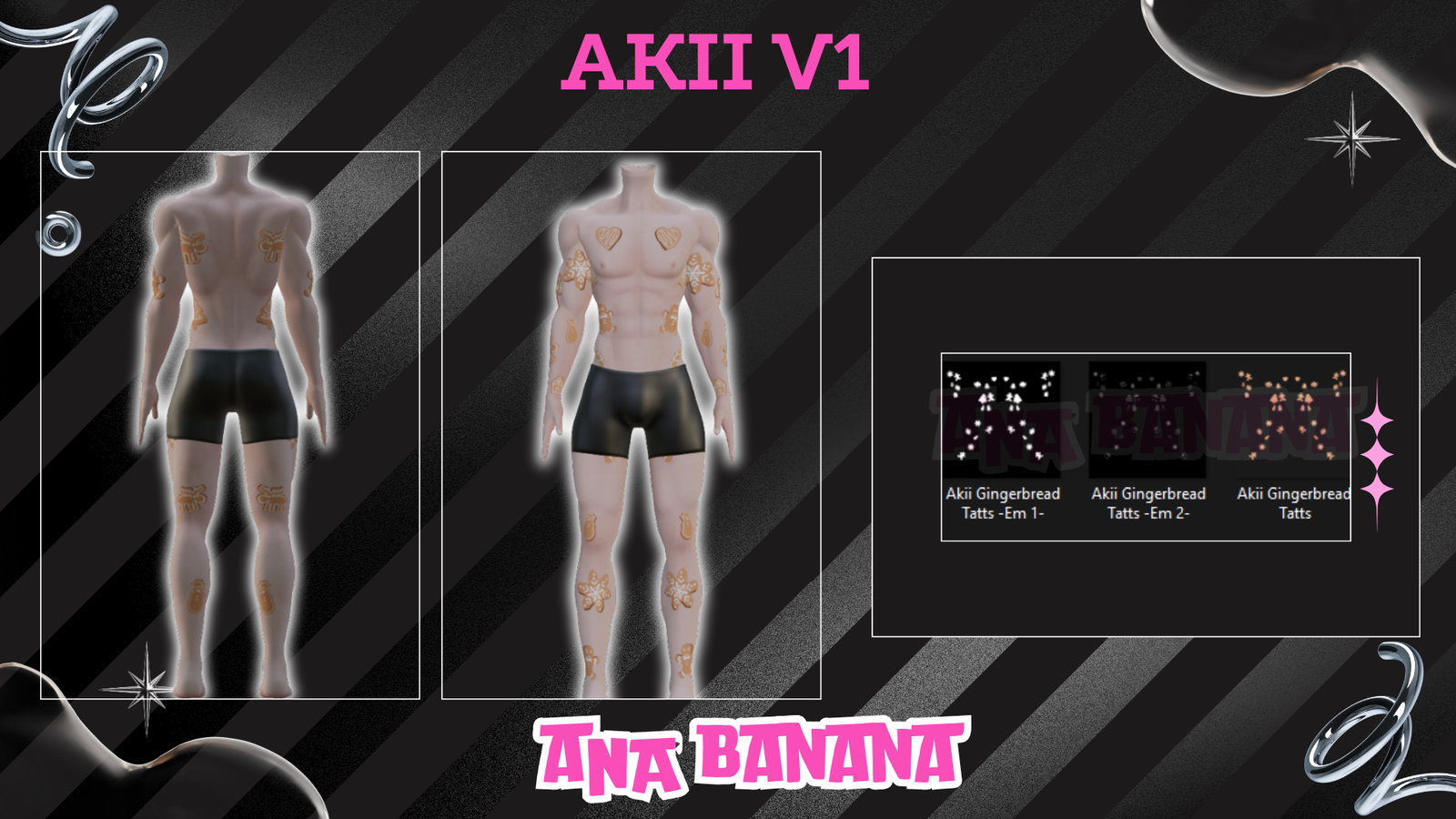 🍪 Gingerbread Tatts | Vrbase + Akii + Zinfit F/M