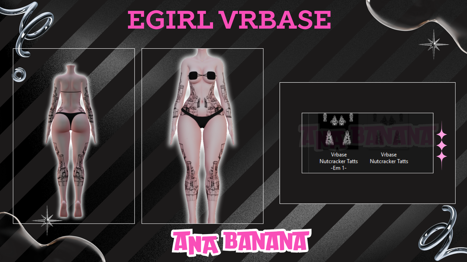 🗡️ Nutcracker Tatts | Vrbase + Akii + Zinfit F/M