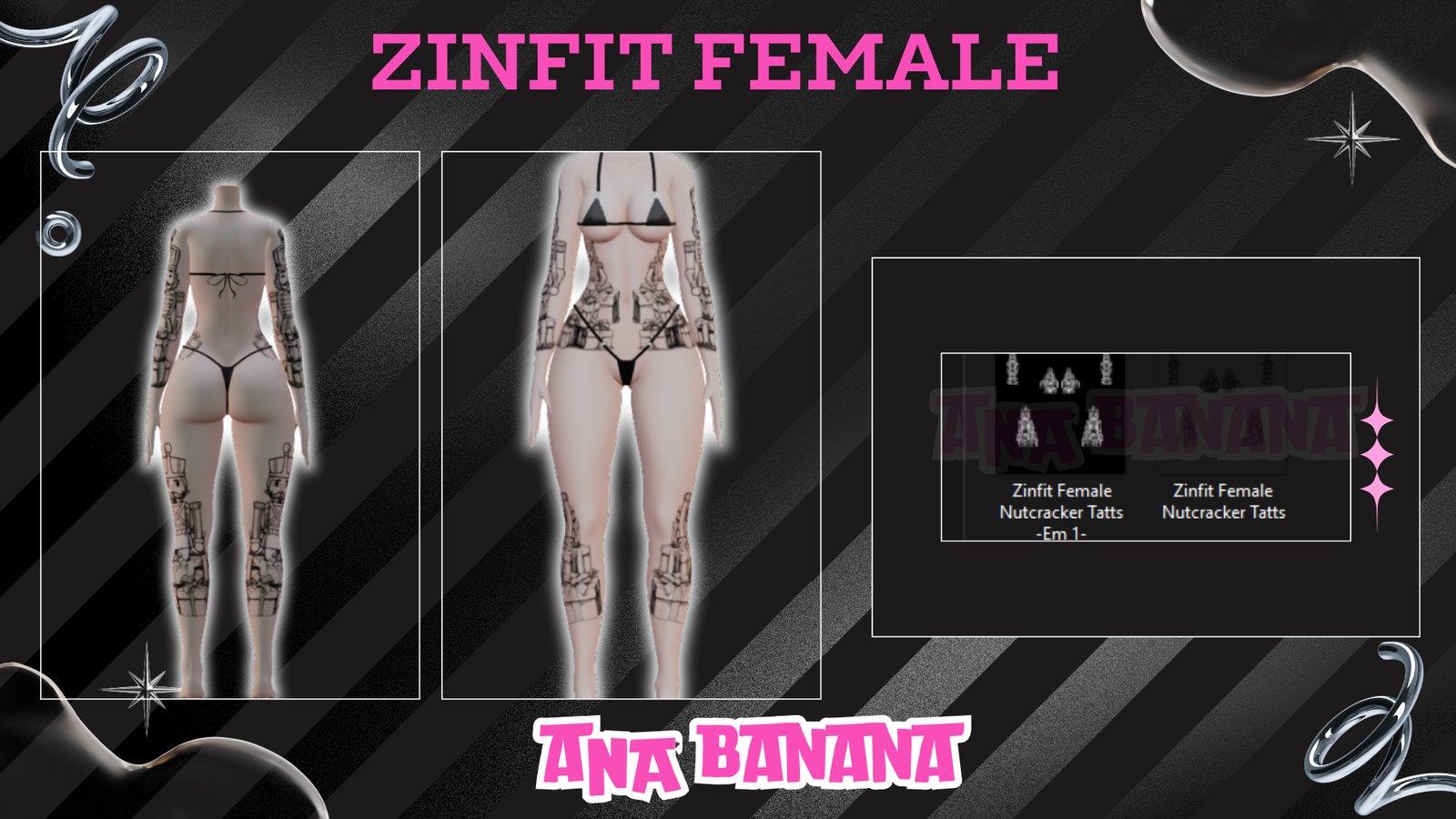 🗡️ Nutcracker Tatts | Vrbase + Akii + Zinfit F/M