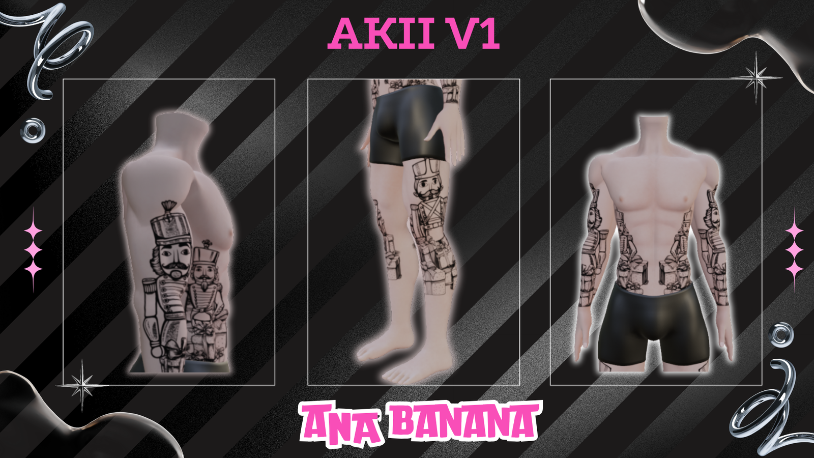 🗡️ Nutcracker Tatts | Vrbase + Akii + Zinfit F/M