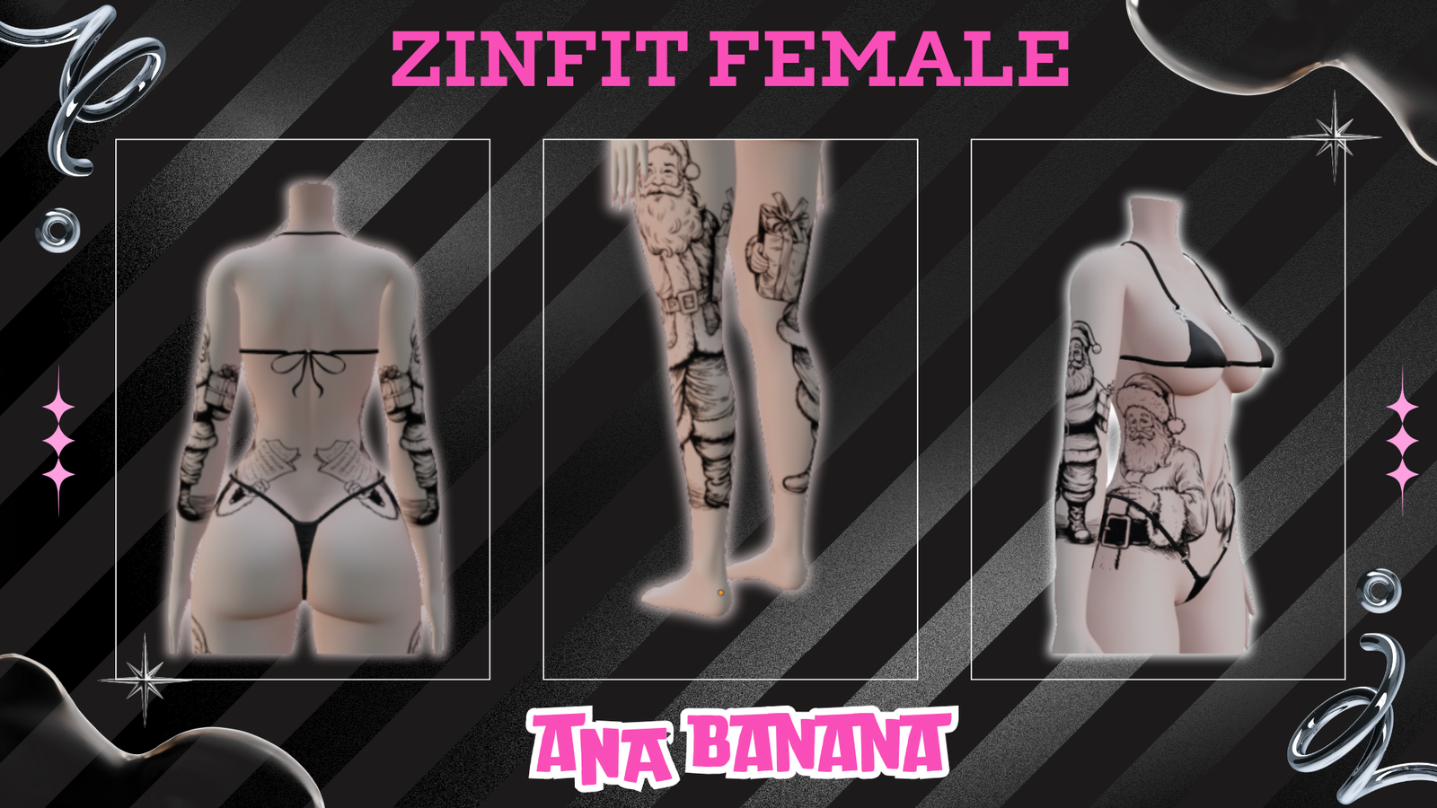 🎅 Santa Tatts | Vrbase + Akii + Zinfit F/M