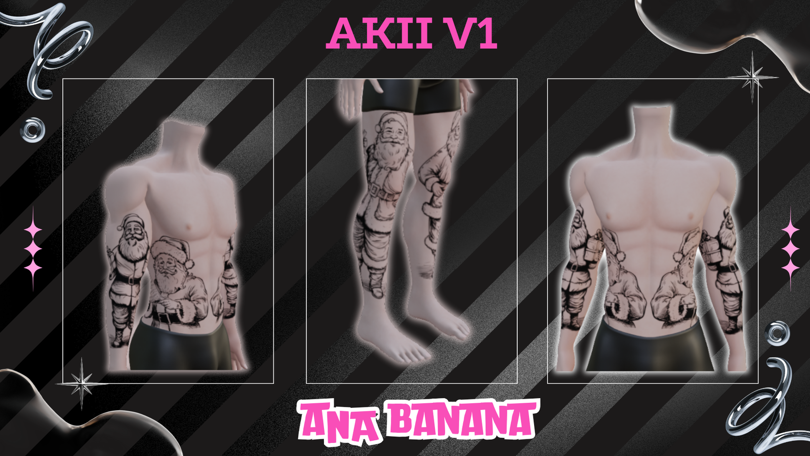 🎅 Santa Tatts | Vrbase + Akii + Zinfit F/M