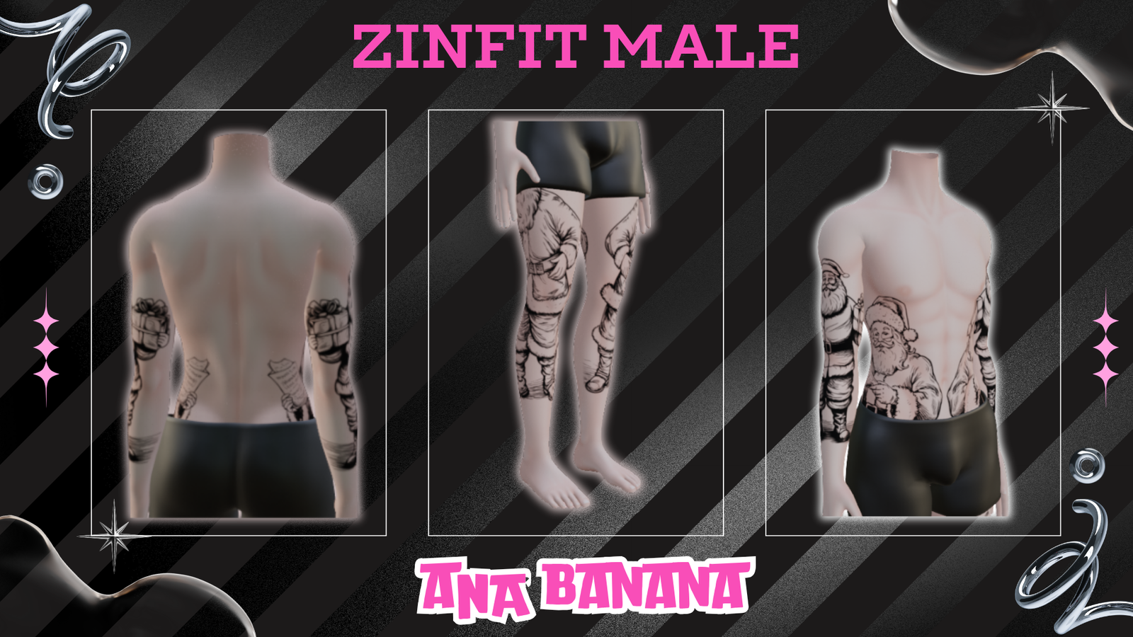 🎅 Santa Tatts | Vrbase + Akii + Zinfit F/M