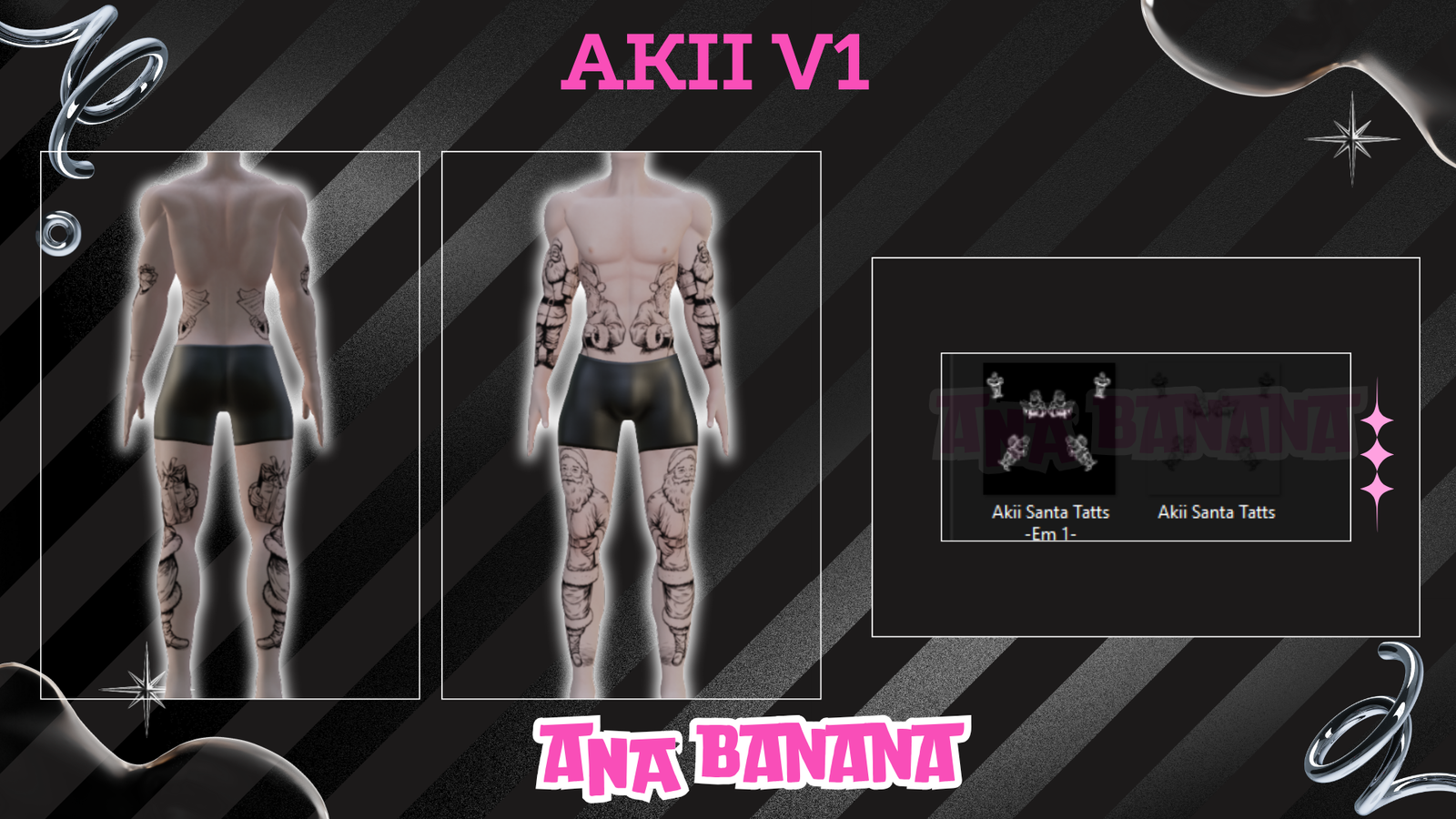 🎅 Santa Tatts | Vrbase + Akii + Zinfit F/M