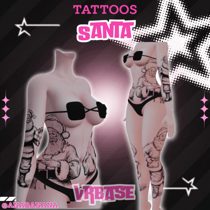 🎅 Santa Tatts | Vrbase + Akii + Zinfit F/M