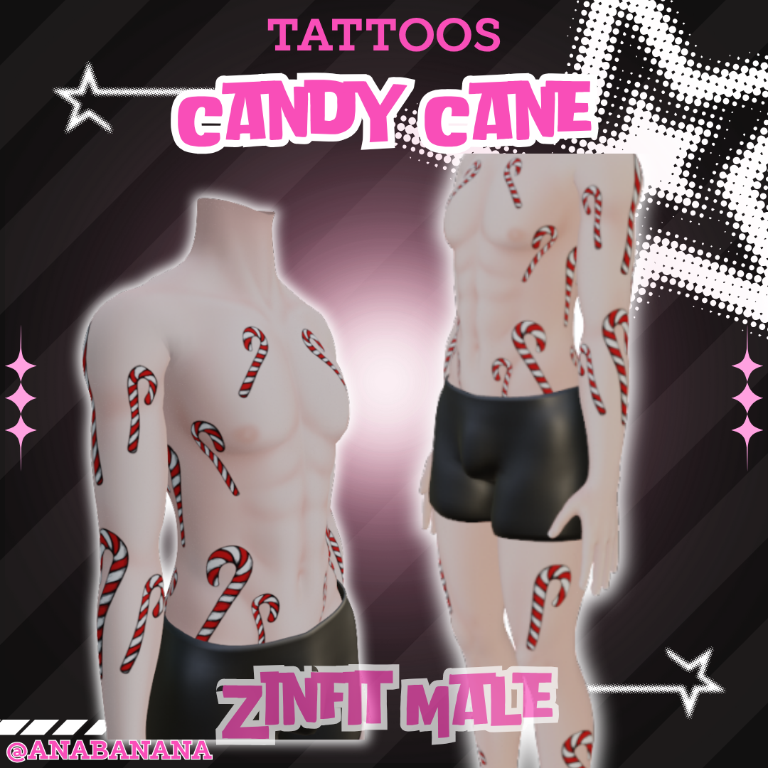 🍬 Candy Cane Tatts | Vrbase + Akii + Zinfit F/M