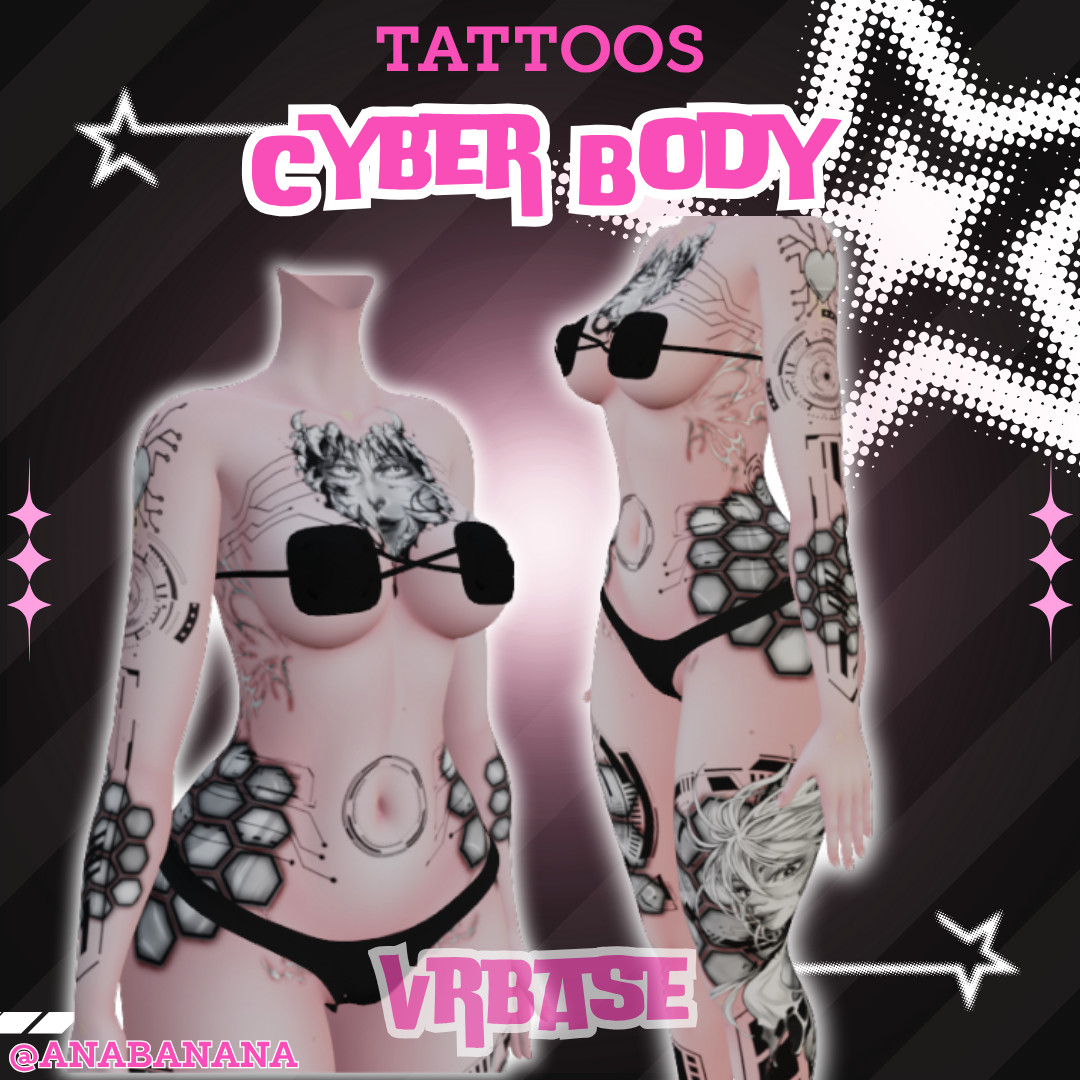 🤖 Cyber Body Tatts | Vrbase + Akii + Zinfit F/M