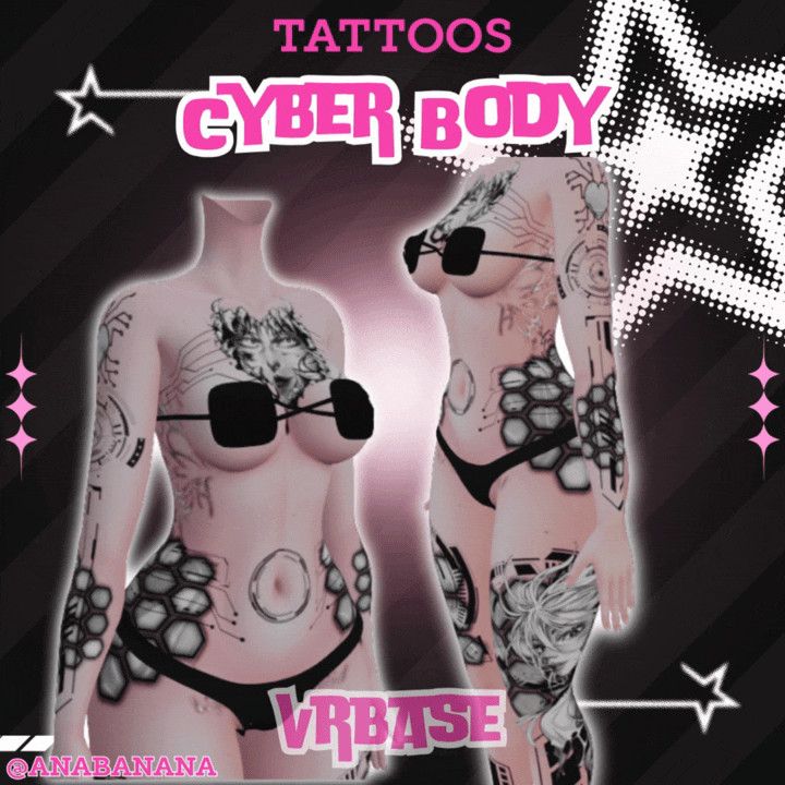 🤖 Cyber Body Tatts | Vrbase + Akii + Zinfit F/M