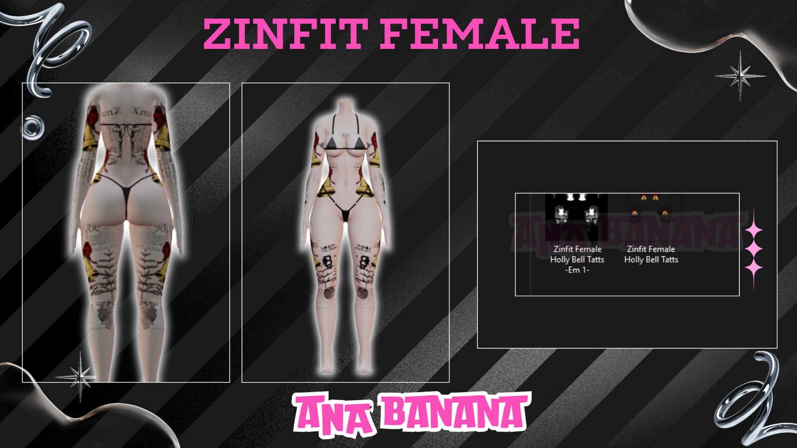 🔔 Holly Bell Tatts | Vrbase + Akii + Zinfit F/M