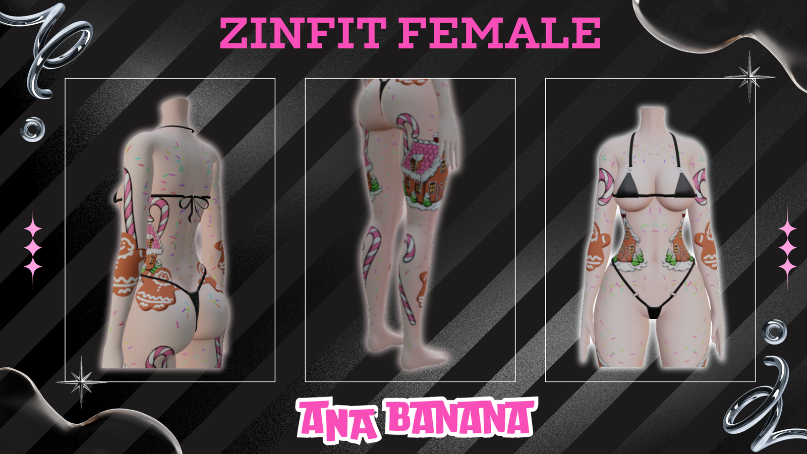 🍪 Sweet Christmas Tatts | Vrbase + Akii + Zinfit F/M