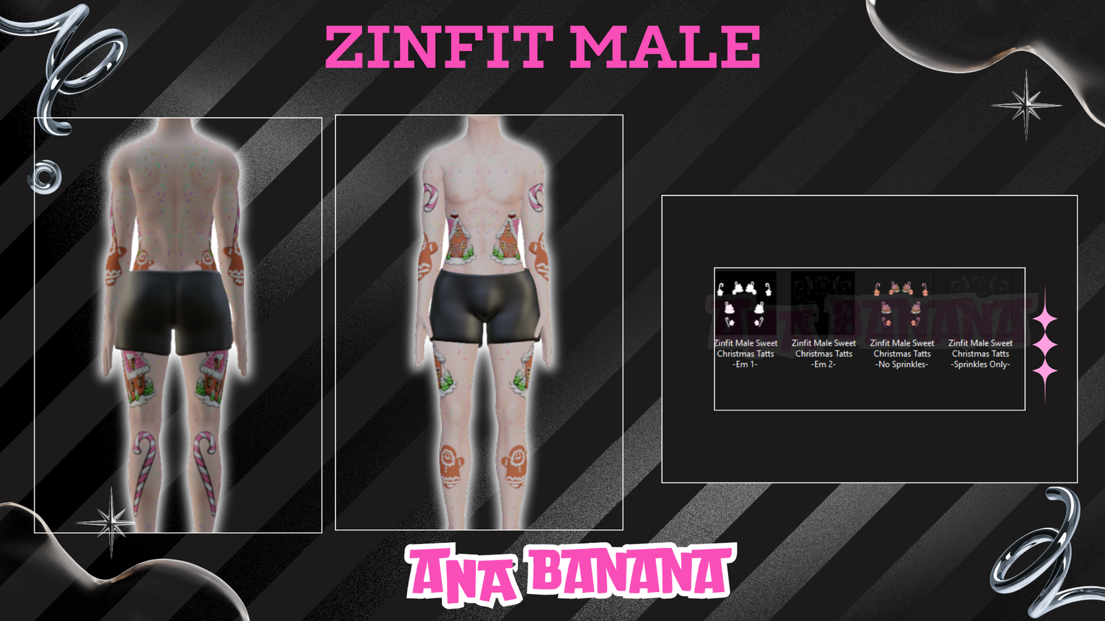 🍪 Sweet Christmas Tatts | Vrbase + Akii + Zinfit F/M