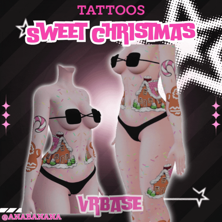🍪 Sweet Christmas Tatts | Vrbase + Akii + Zinfit F/M