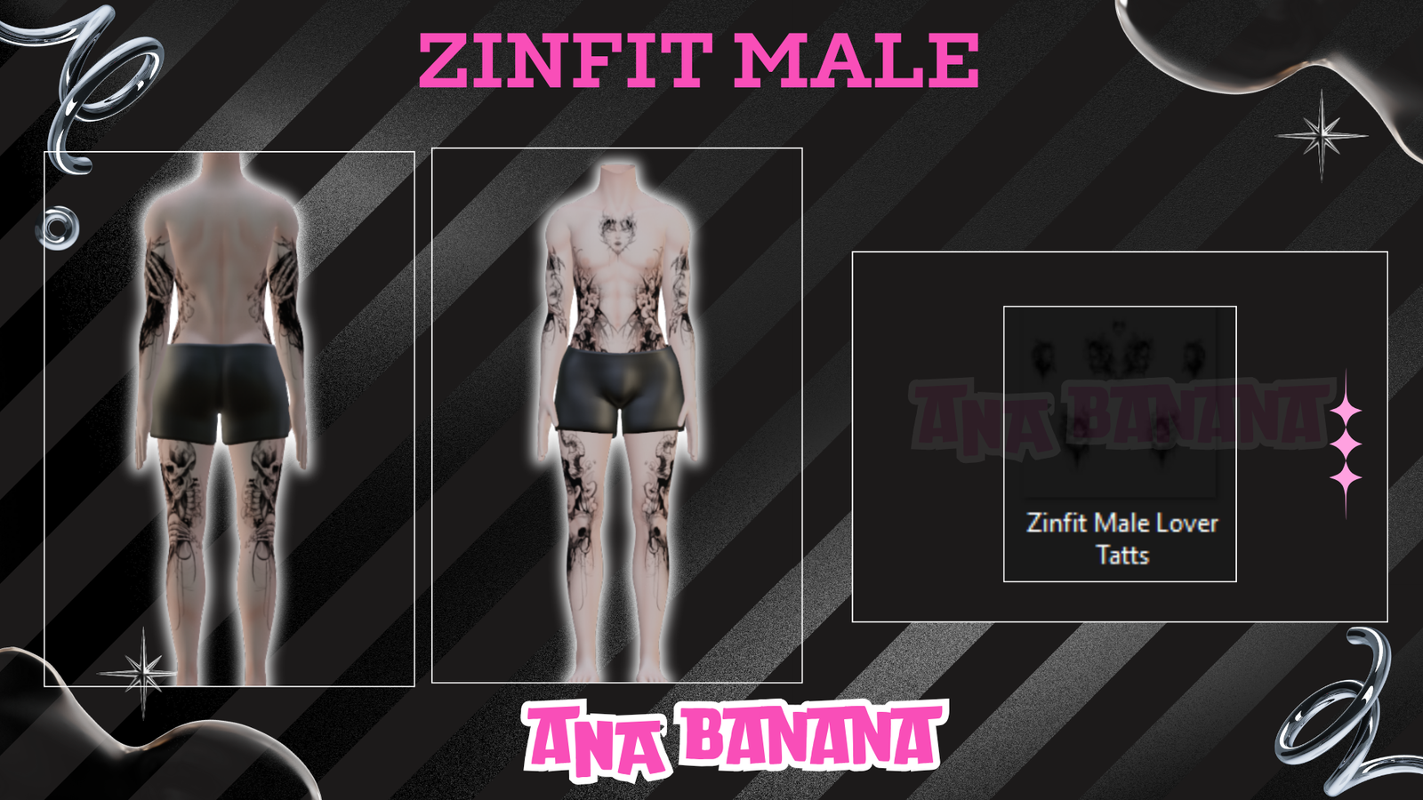 ❤️ Lover Tatts | Zinfit Male