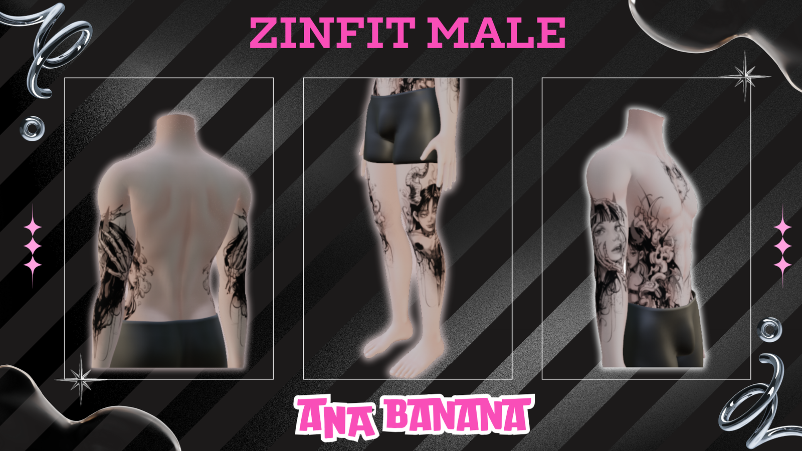 ❤️ Lover Tatts | Zinfit Male