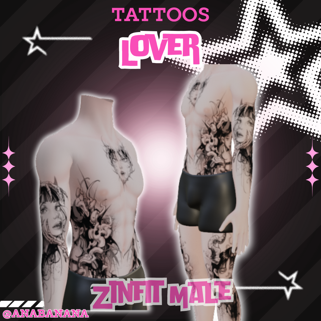 ❤️ Lover Tatts | Zinfit Male