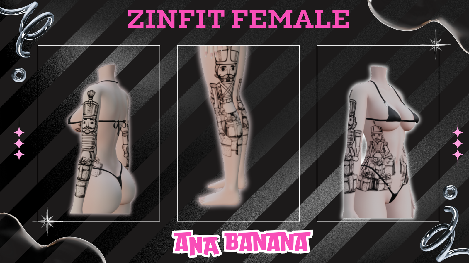 🗡️ Nutcracker Tatts | Zinfit Female
