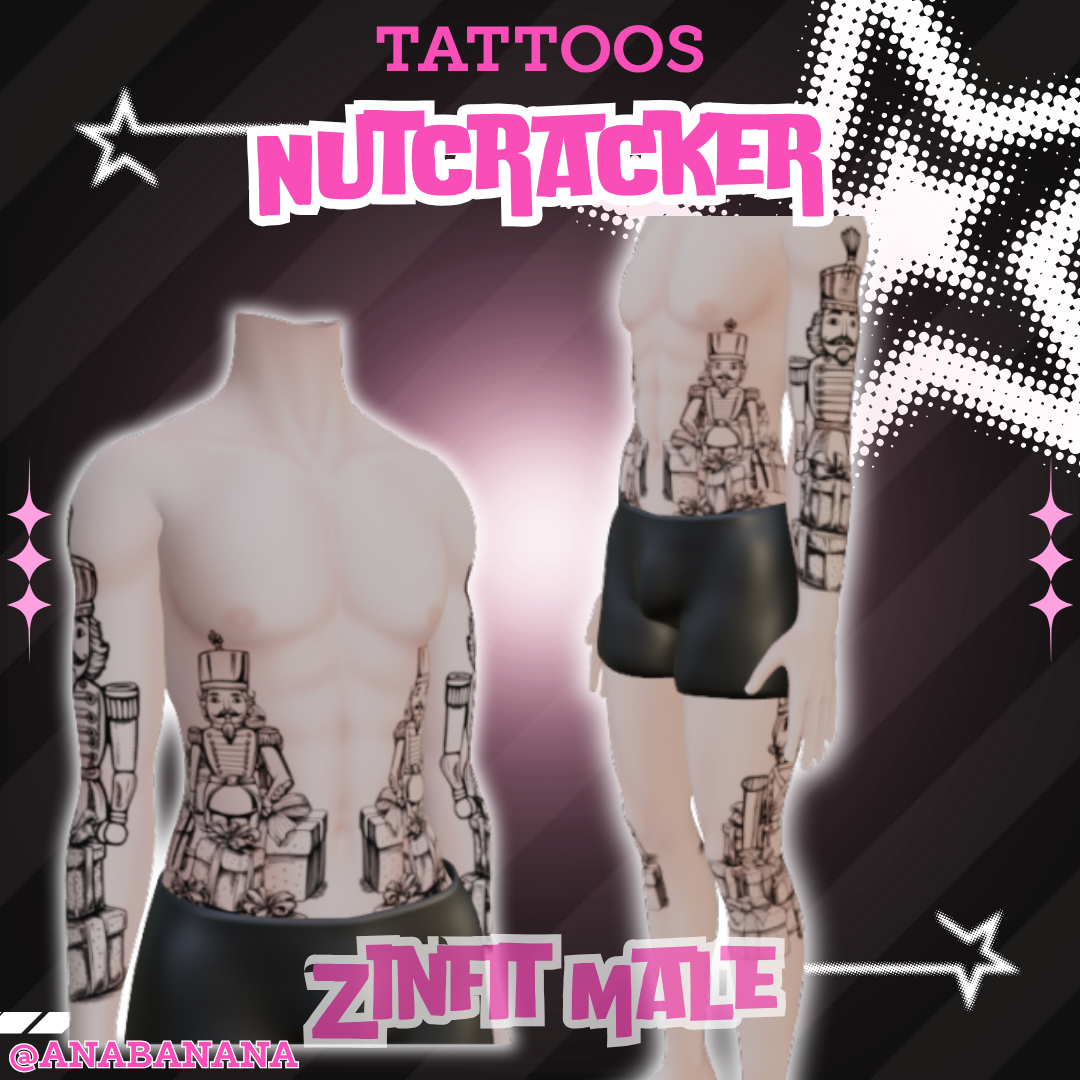 🗡️ Nutcracker Tatts | Zinfit Male