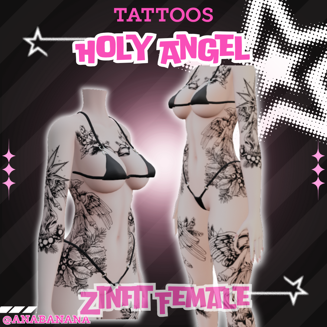😇 Holy Angel Tatts |  Zinfit Female
