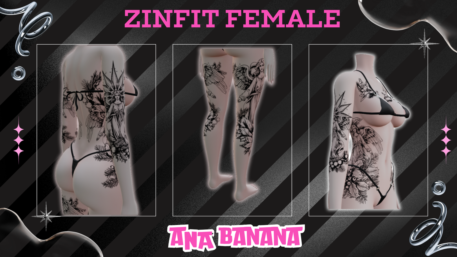 😇 Holy Angel Tatts |  Zinfit Female