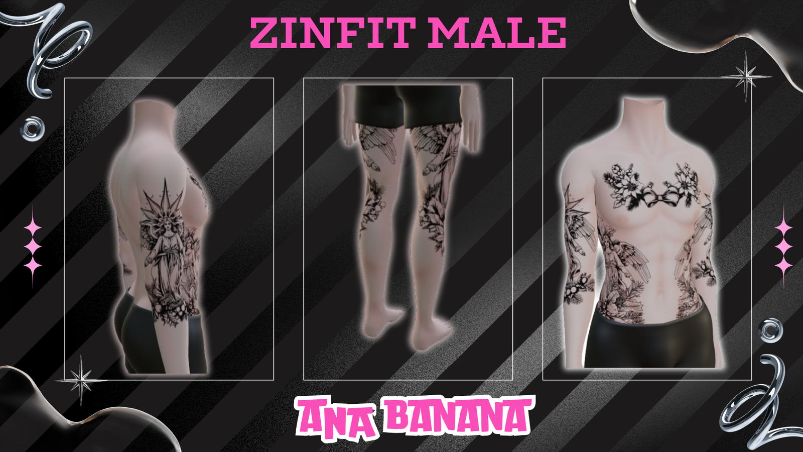 😇 Holy Angel Tatts |  Zinfit Male