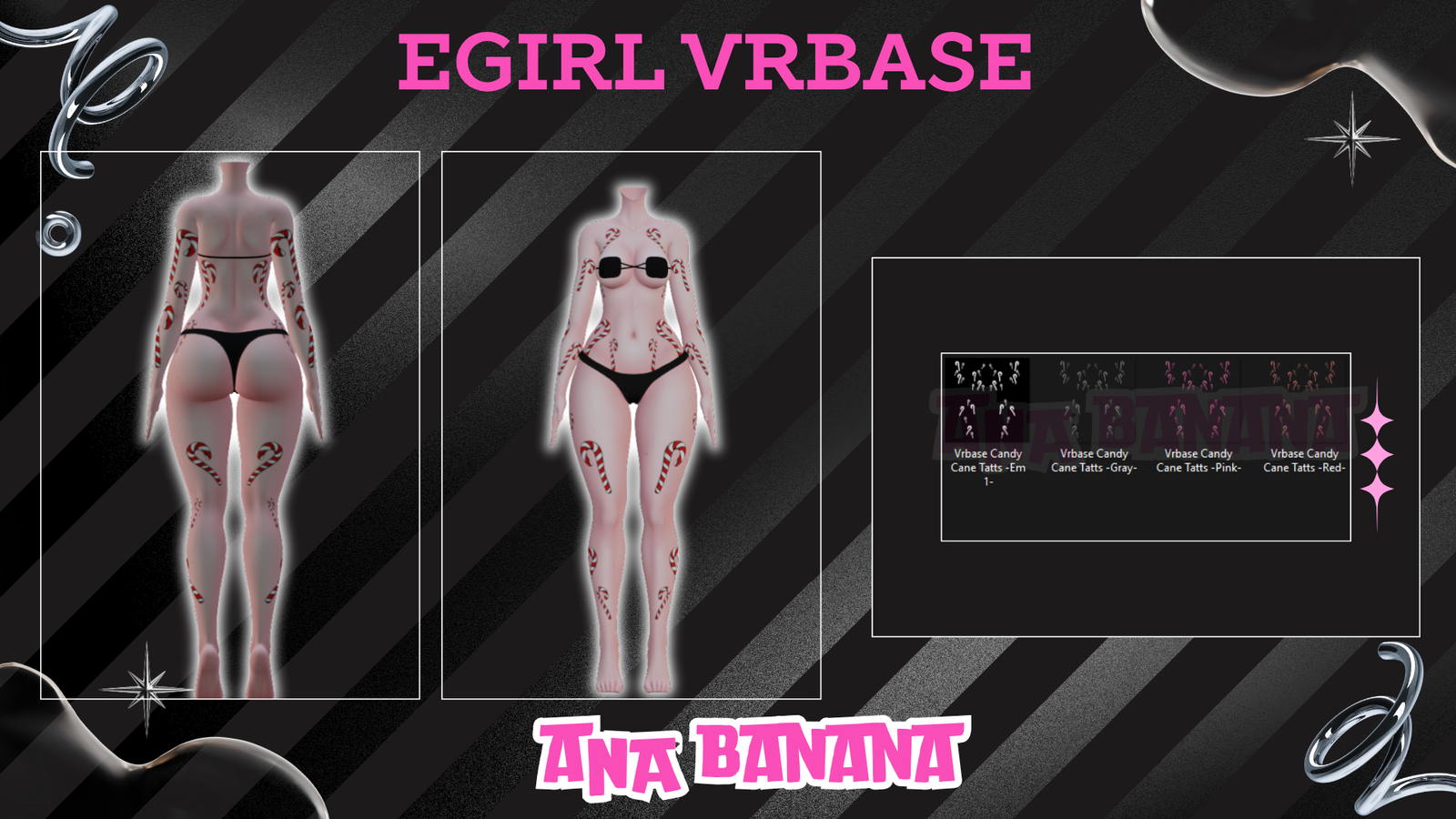 🍬 Candy Cane Tatts | Vrbase