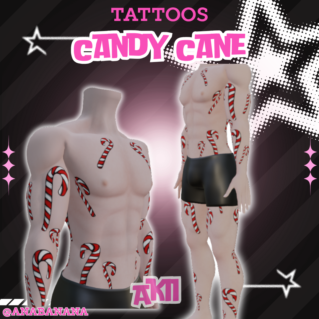 🍬 Candy Cane Tatts | Akii