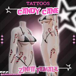 🍬 Candy Cane Tatts | Zinfit 
