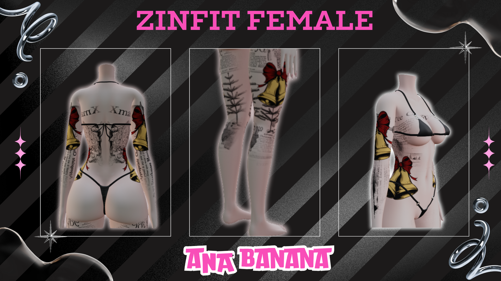 🔔 Holly Bell Tatts | Zinfit  Female