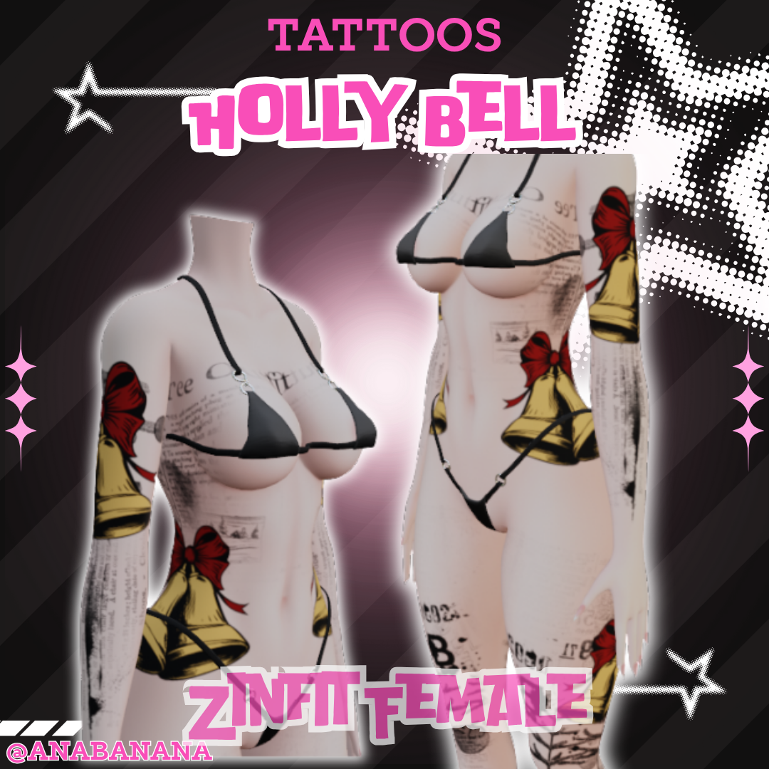🔔 Holly Bell Tatts | Zinfit  Female