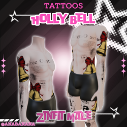 🔔 Holly Bell Tatts | Zinfit Male