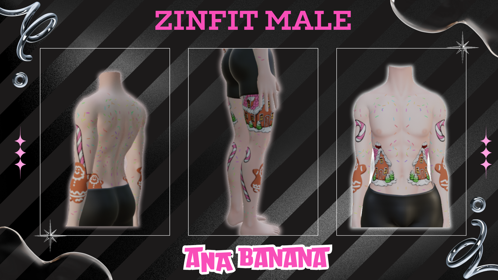 🍪 Sweet Christmas Tatts | Zinfit Male