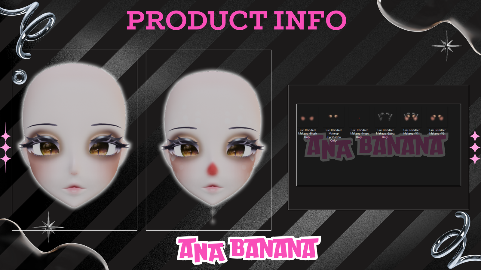 🦌Reindeer Makeup | Cici