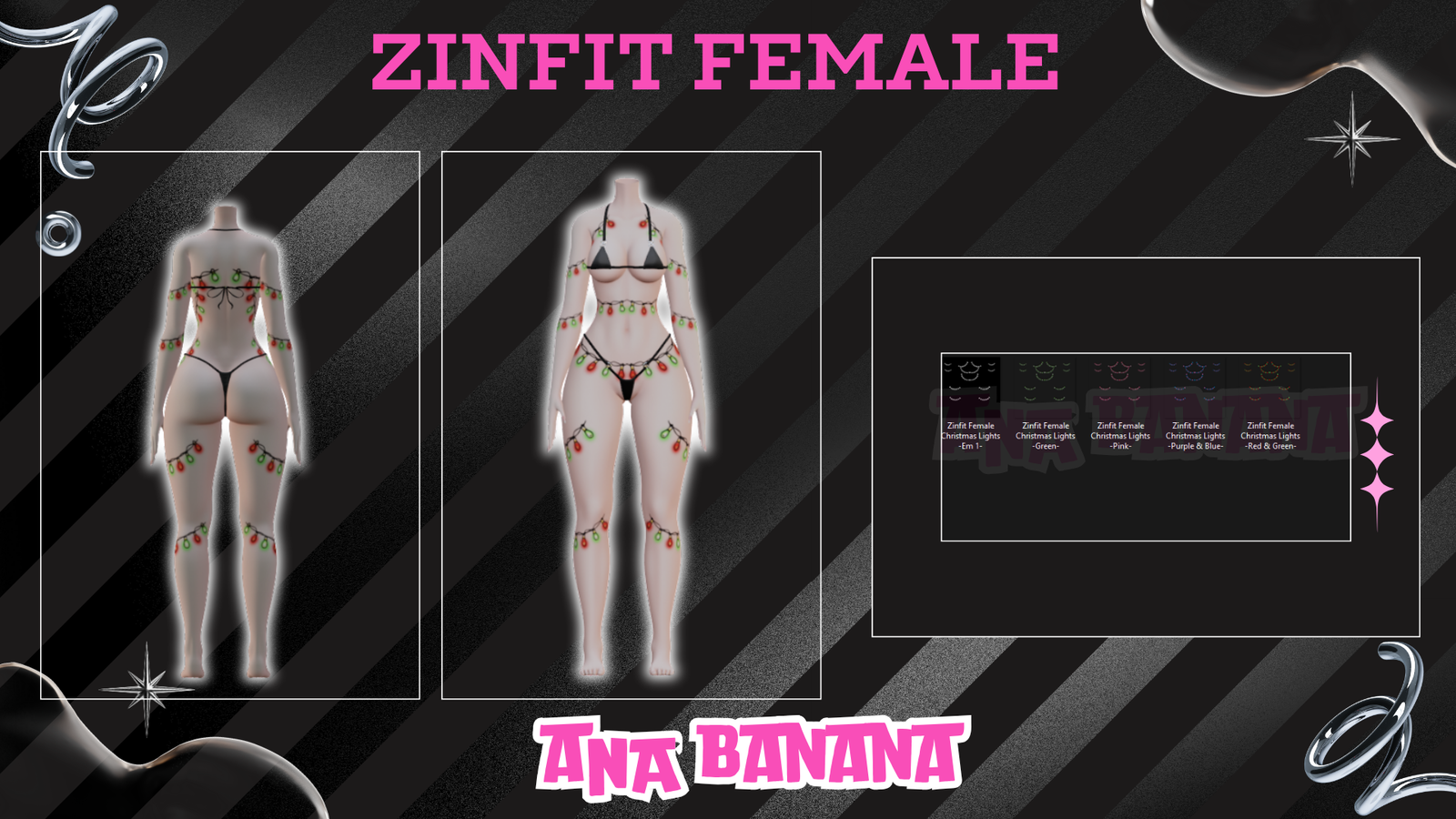 💡 Christmas Lights Tatts | Zinfit