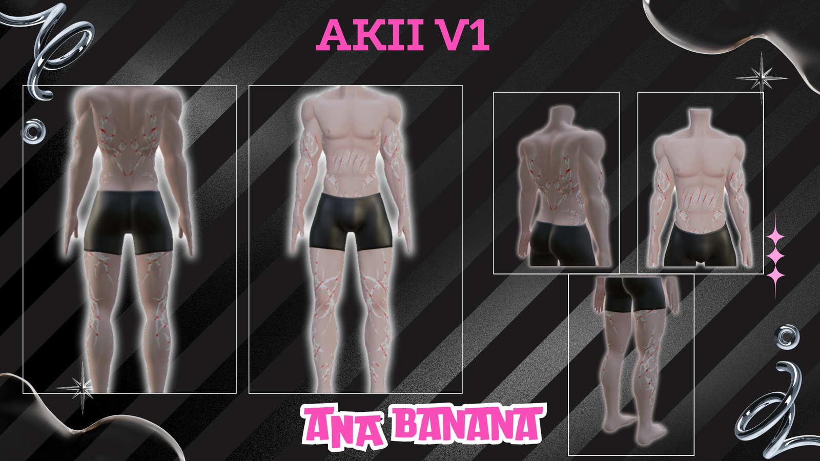 🍬Candy Cane Sigil Tatts | Akii 