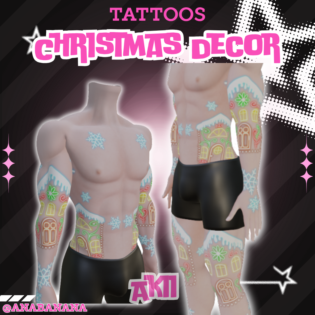 🎄Christmas Decor Tatts | Akii 