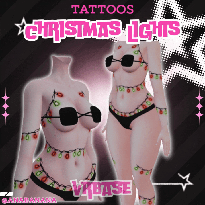 💡 Christmas Lights Tatts | Vrbase + Akii + Zinfit F/M