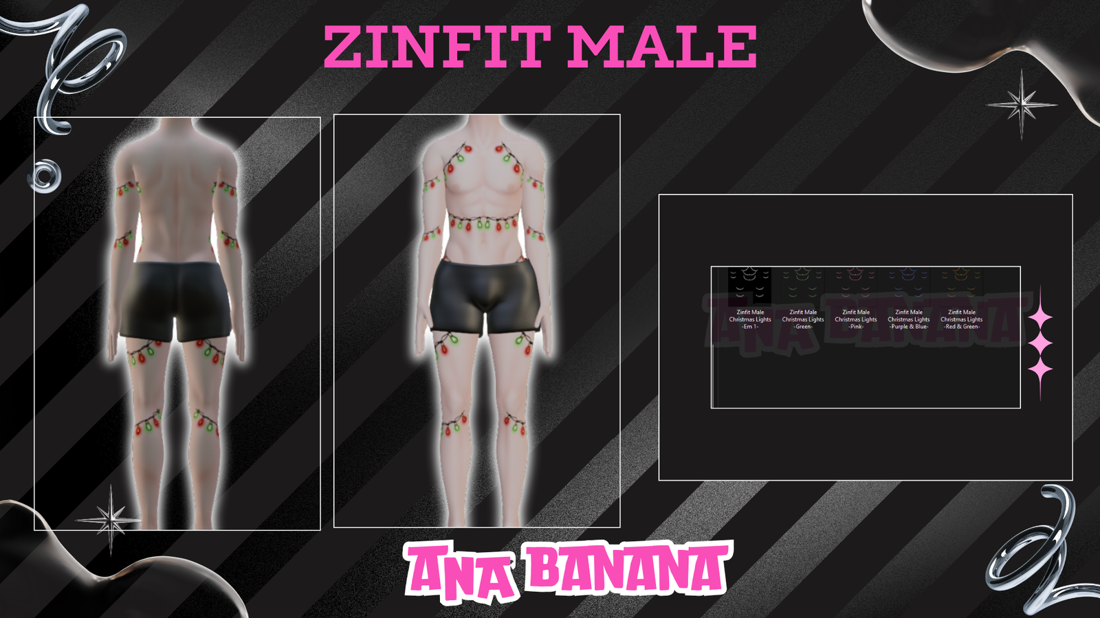 💡 Christmas Lights Tatts | Vrbase + Akii + Zinfit F/M