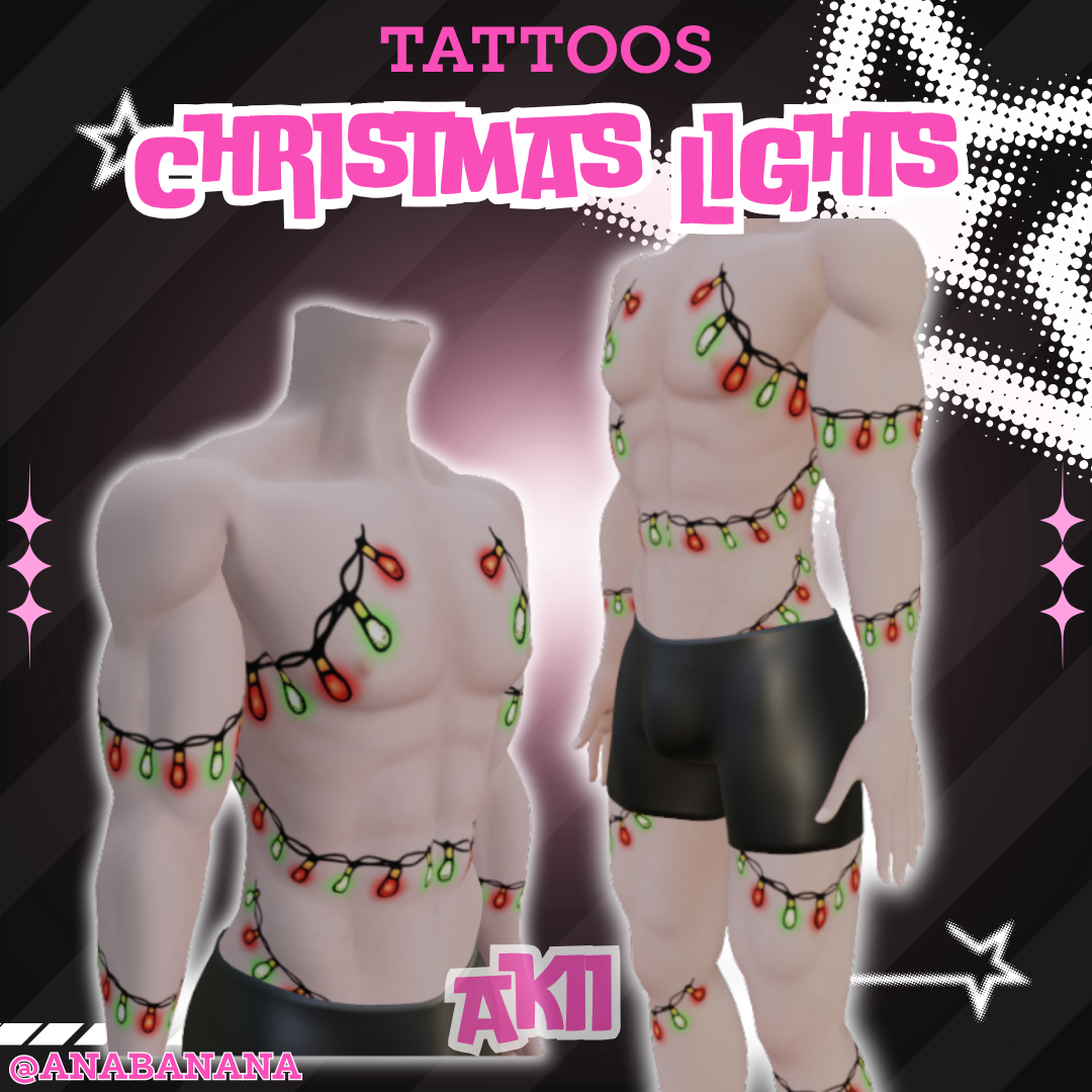 💡 Christmas Lights Tatts | Vrbase + Akii + Zinfit F/M