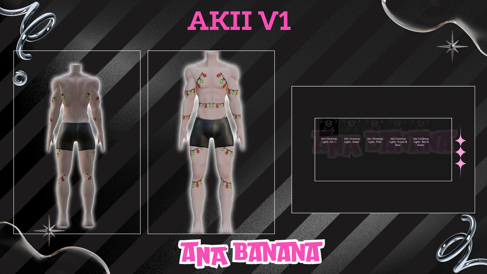 💡 Christmas Lights Tatts | Vrbase + Akii + Zinfit F/M