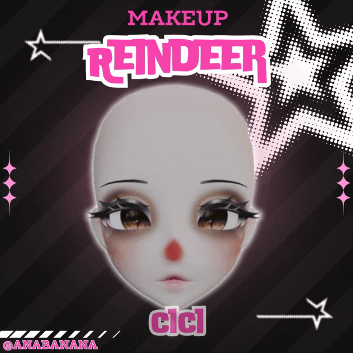 🦌Reindeer Makeup | Cici + Starlight + Kiyomi