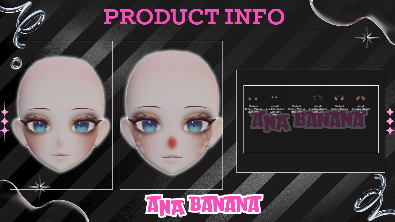 🦌Reindeer Makeup | Cici + Starlight + Kiyomi