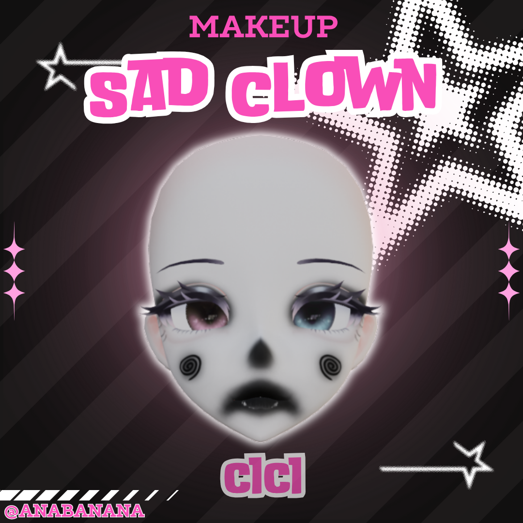 🤡 Sad Clown Makeup | Cici + Starlight + Kiyomi