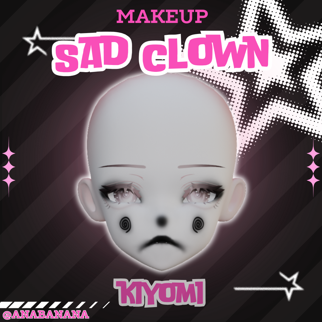 🤡 Sad Clown Makeup | Cici + Starlight + Kiyomi