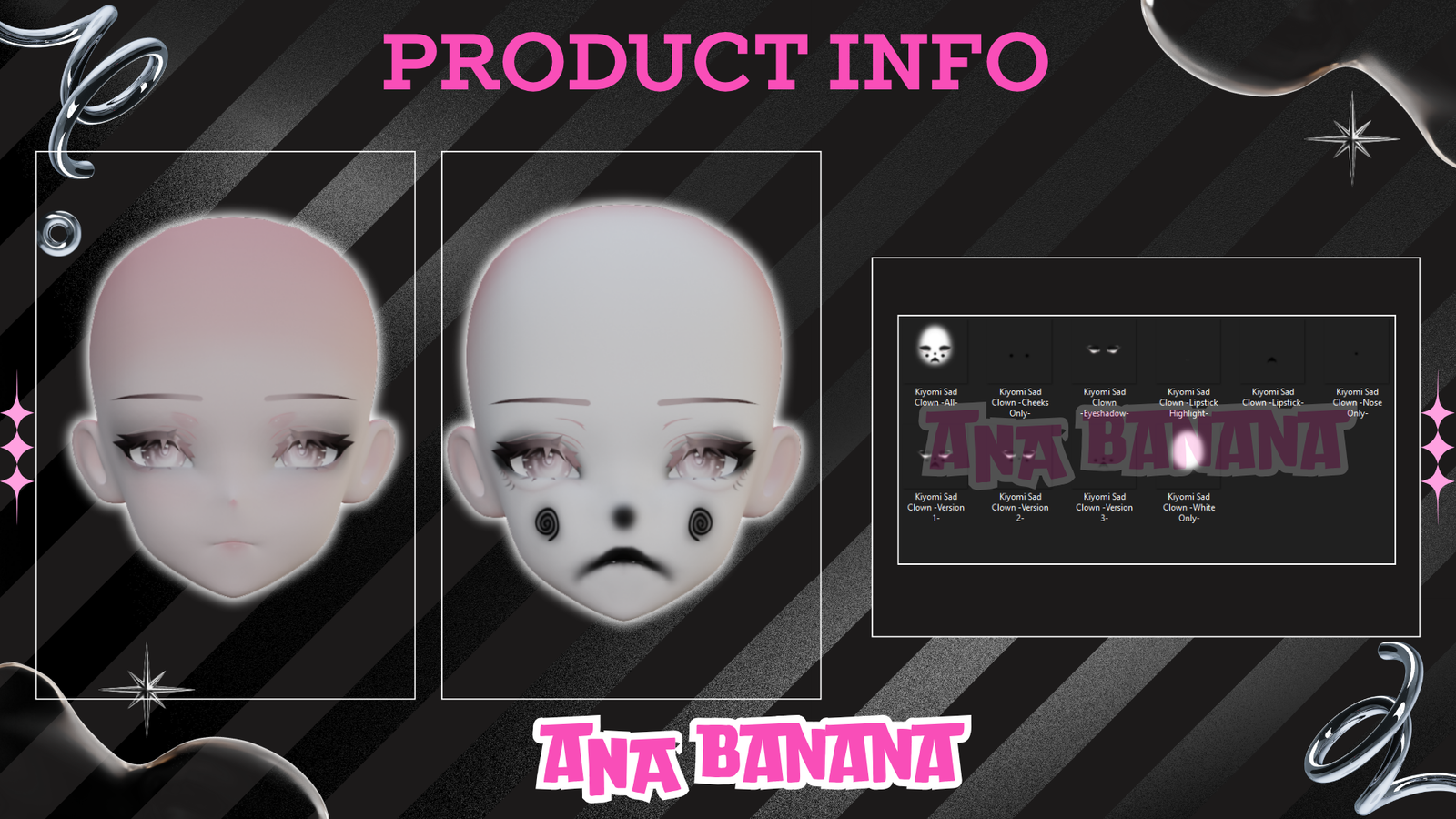 🤡 Sad Clown Makeup | Cici + Starlight + Kiyomi