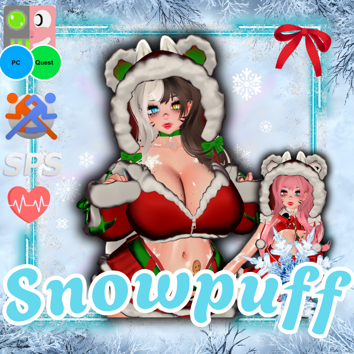 🦊 Snowpuff | Vrcft + Pc + Quest + MMD