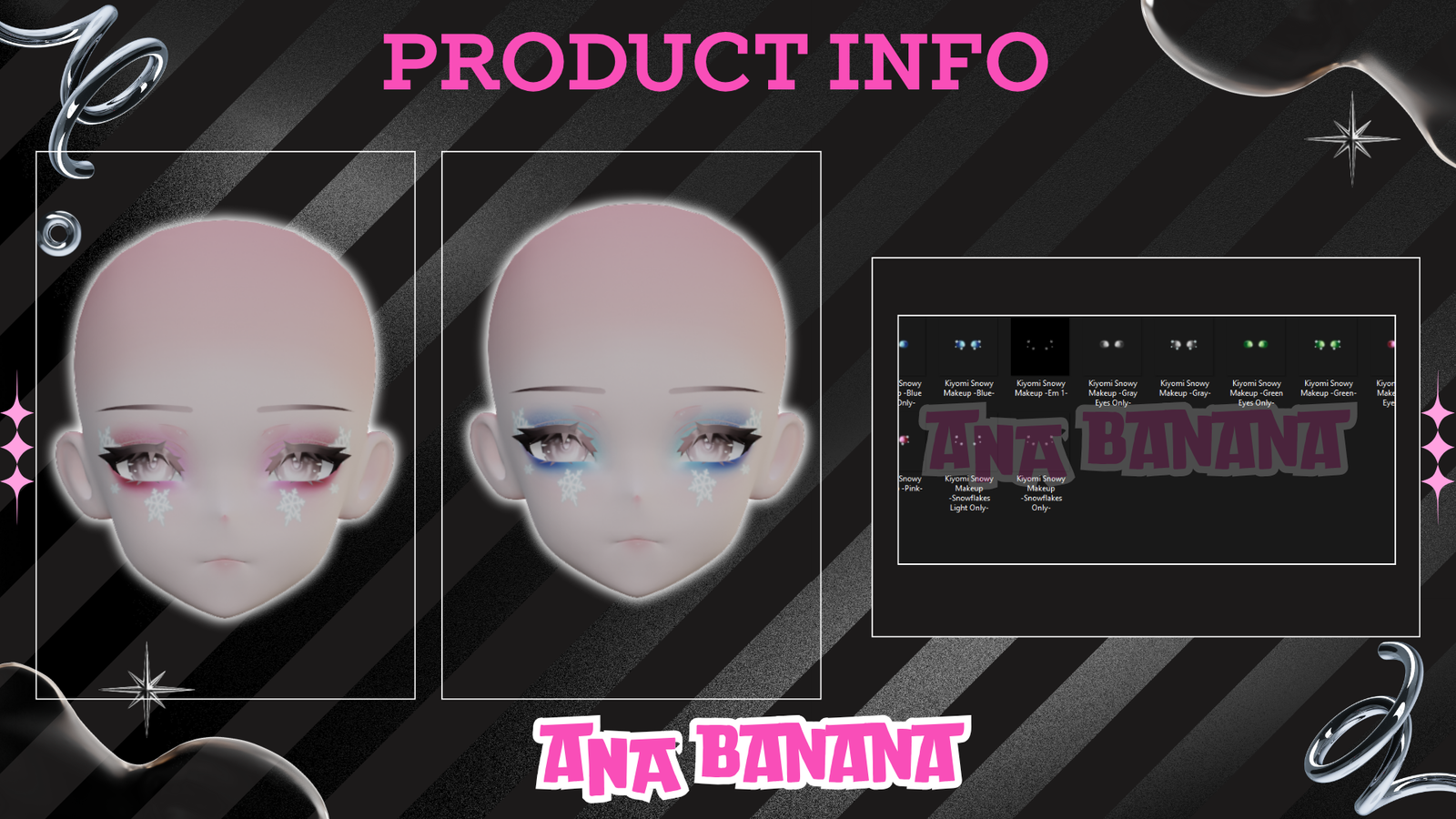 ❄️Snowflake Makeup | Cici + Starlight + Kiyomi