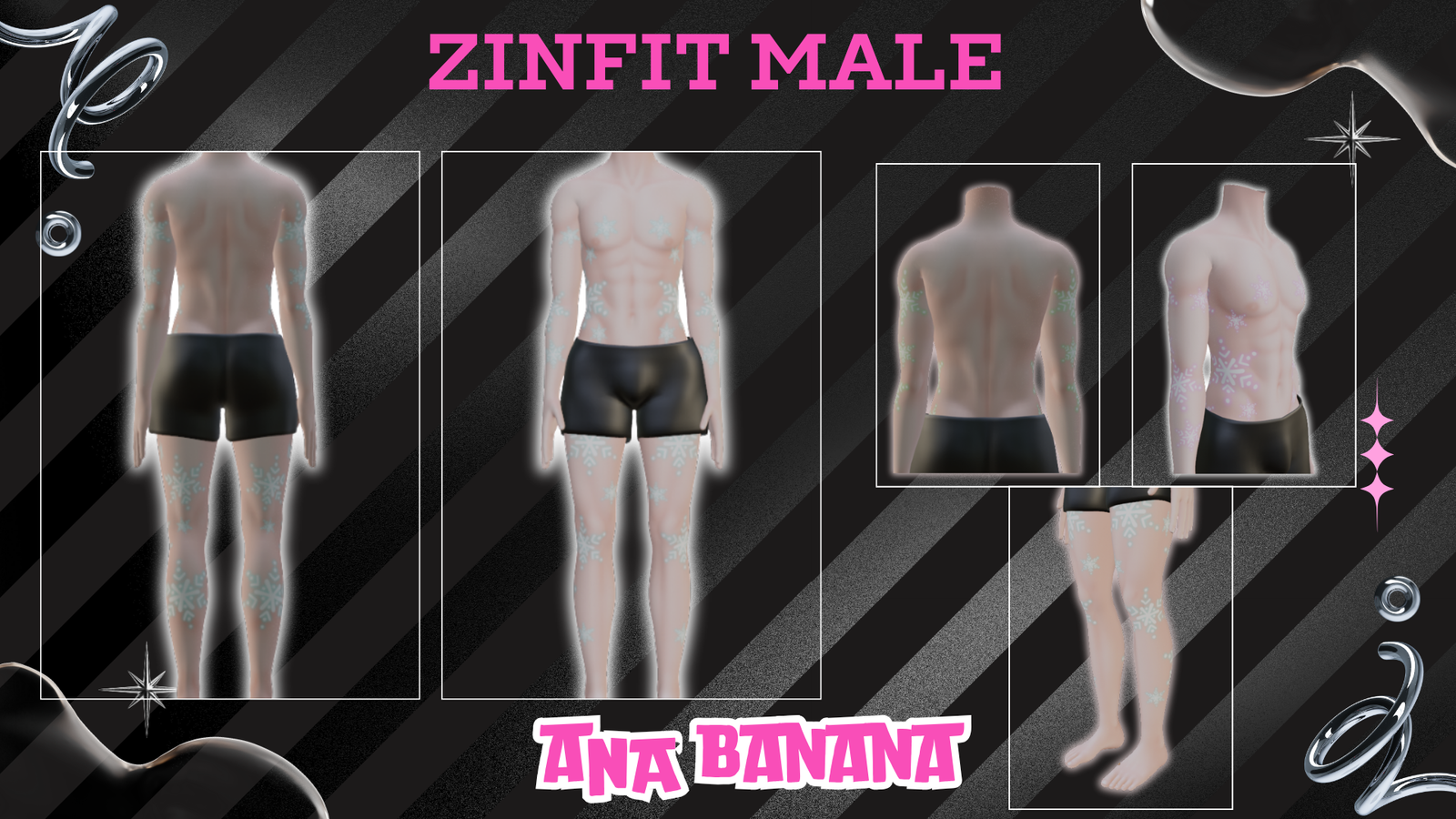 ❄️ Snowflake Tatts | Vrbase + Akii + Zinfit F/M