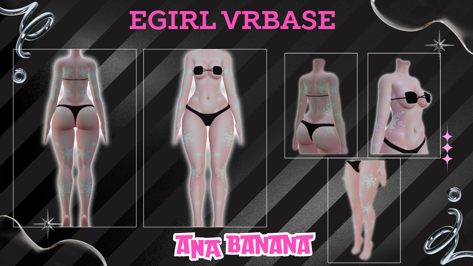 ❄️ Snowflake Tatts | Vrbase + Akii + Zinfit F/M