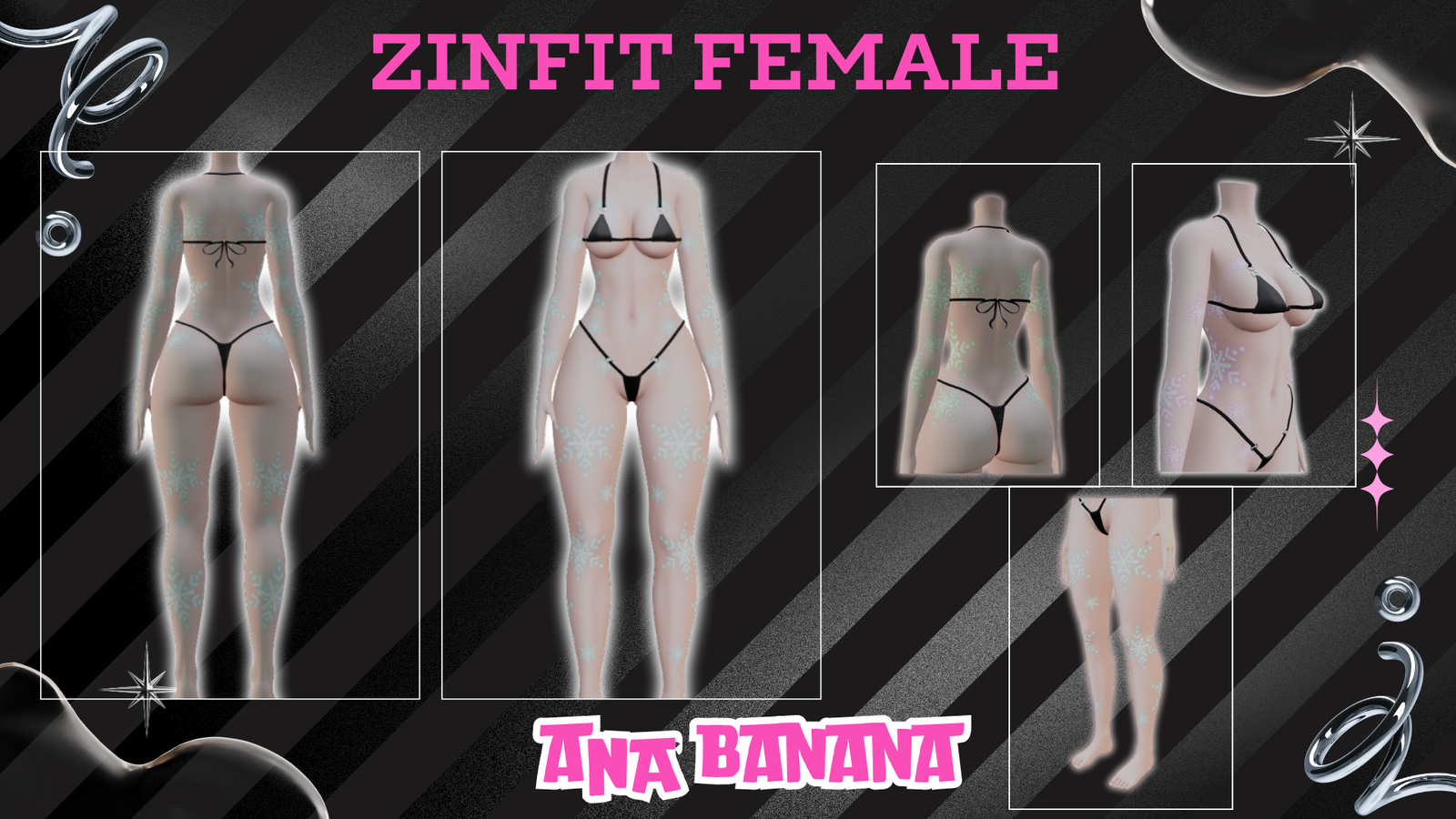 ❄️ Snowflake Tatts | Vrbase + Akii + Zinfit F/M