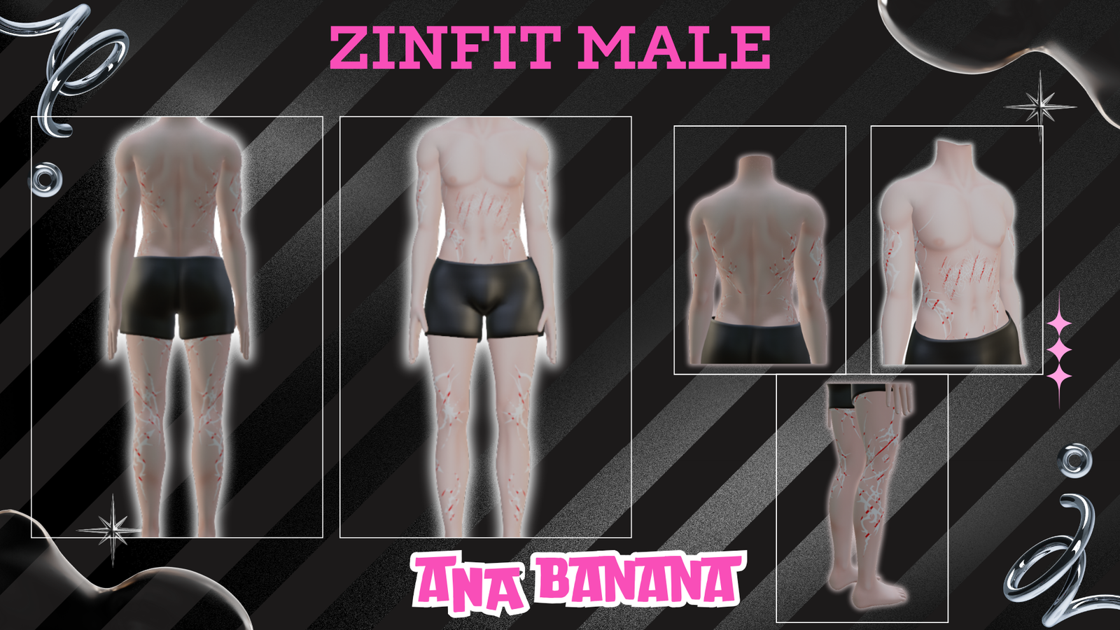๐ฌCandy Cane Sigil Tatts | Vrbase + Akii + Zinfit F/M